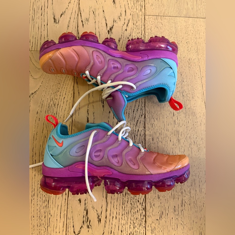 Nike Air VaporMax Plus in Purple and Orange